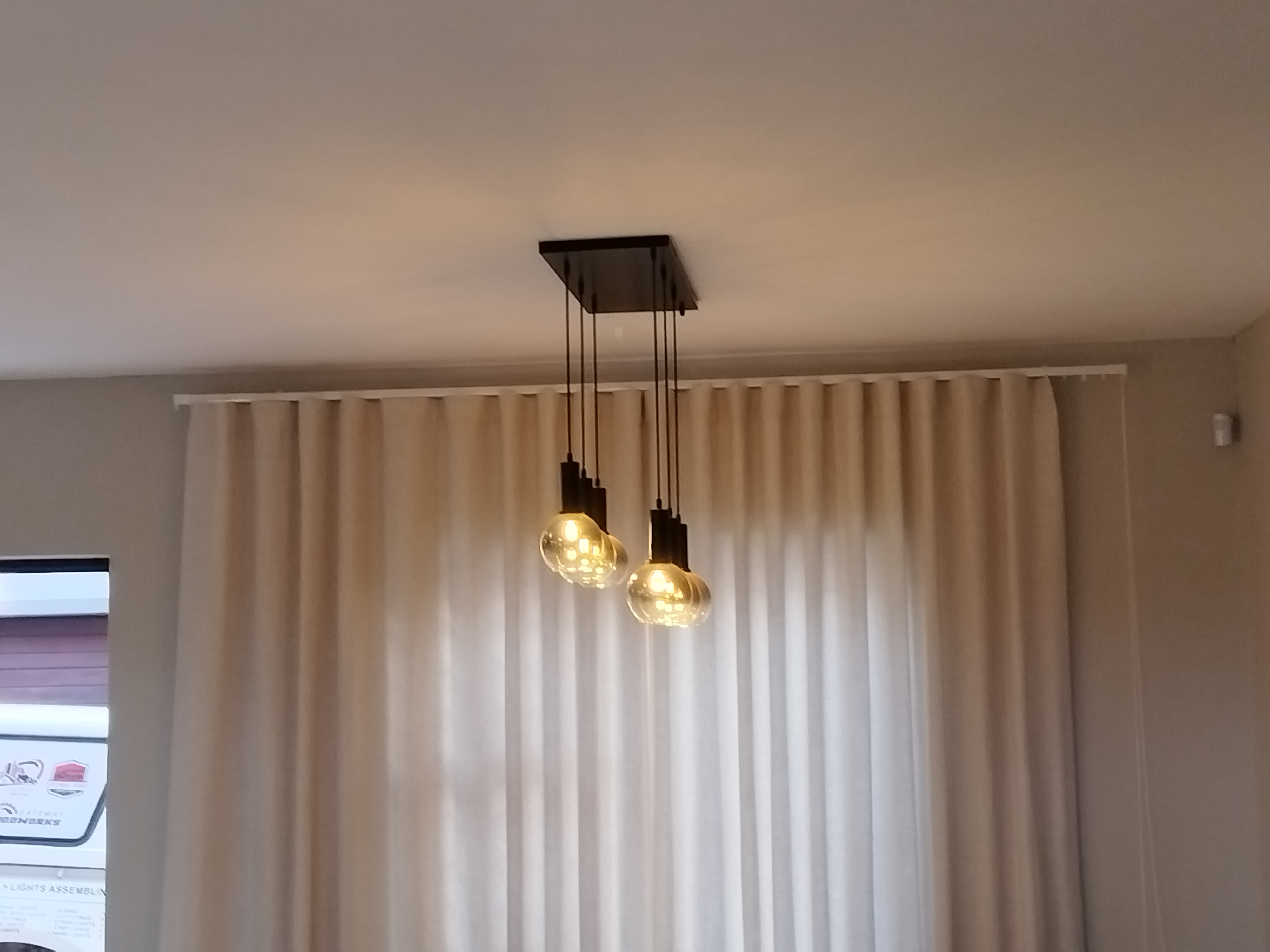 Luxury chandelier in an elegant interior